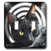 3Droza Crna mačka Čarolija - Dvostruki preklopni prekidač