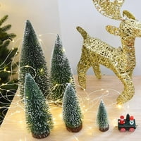 Freestyle NOK Umjetna stola mini borov božićni ukrasi Festival plastična minijaturna stabla