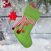 Božićne čarape poklon bombona torba Božićni Xmas Tree Ornamenti Božićni poklon