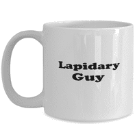 Funny Lapidany Guy šalica kafe - pihatična kafa - 15oz bijela