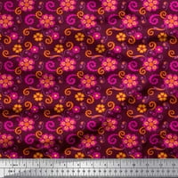 Soimoi pamučna patka tkanina Torbice i cvjetne umjetničke tkanine otisci sa dvorištem širom