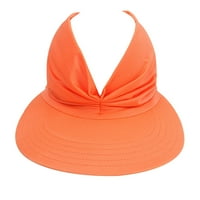 Cieken Ljetni šešir Ženski sunce Visor Sun Hat anti-ultraljubičasto elastični šuplji gornji šešir