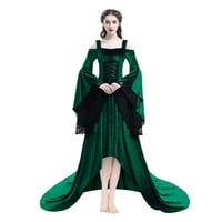 Holloyiver ženske haljine Ljeto Retro srednjevekovna party princesrenaissance cosplay čipkasti duljina