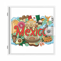 Teotihuacan Sintagma Mexico Graffiti Photo Album Wallet Wedding Family 4x6