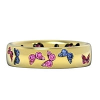 Modne prsten pilevnm dame modni leptir prsten modni kreativni prsten nakit veliki pokloni za manje