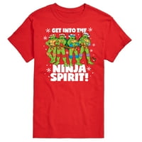 Tinejdžer Muntunt Ninži kornjače - uđite u duh nindže - grafička majica kratkih rukava kratkih rukava