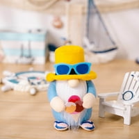 Novi ljetni ureda za ukras Ocean Figurine Ljetni patuljak patuljak patuljak Privjesak Surf Doll
