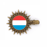 Luksemburg Nacionalna zastava EU Country Fripepin za glavu za sunčanje Retro metalni kopči PIN
