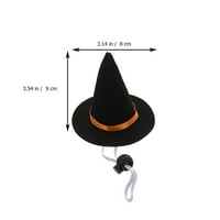 Set Pet Hat Scarf Bowtie Lizard Witch Hat Halloween Party Decko dekor za hrčak