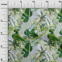 Onuone svilena tabby zelena tkanina tropska tkanina tkanina za šivanje tiskane ploče za obrtnog dvorišta