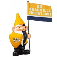 Evergreen Nashville grabežljivci, držač zastava gnome, 6.1 '' 4.5 '' 10 ''