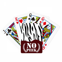 Pinto Aktivno umjetničko zrno zrna ilustracija uzorak Peek Poker igračka karta Privatna igra