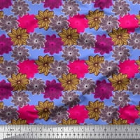 Soimoi Rayon tkanina cvijet umjetnička ispis tkanina dvorišta široko
