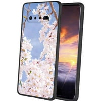 Kompatibilan je sa Samsung Galaxy S10 + Plus telefonom telefona, Sakura-Biljke - Silikonska futrola