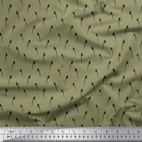 Soimoi Moss Georgette tkanina pin repa whydah wised wided ptice za košulje od tiskanog tkanina