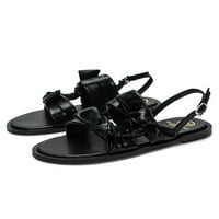Daeful Women NewLip Casual Slingback Cipele Comfort Comfort Open TOE ravne sandale Lagane ljetne sandale