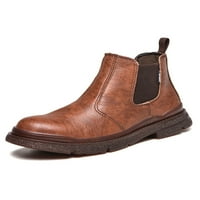 Avamo Muške vodootporne radne cipele probojne čizme za gležnjeve ured za zaštitu od kože protiv sudara,