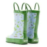 Mucky nosi dječje gumene čizme - Snappy Crocodile Jednostavno na ručici vodootporne cipele za dječake