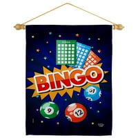 Bingo Garden zastava set igra x18. Dvostrano dvorište baner