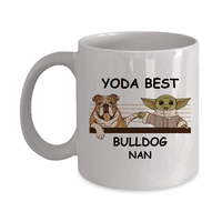 Yoda Best Bulldog Papa - Novelty Poklon krilice za ljubitelje saradnika - suradnike za rođendan, godišnjica,