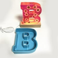 Kalup za abecedu velike veličine - izdržljiv silikonski 3D kalup za slova a do z, idealna za zabavne