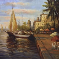 Santo Domingo Harbor Fine Art Poster Print