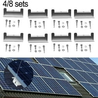 Ana set solarnih panela Z stil aluminijskih nosača vijci i podloške za ugradnju na kamp prikolice