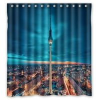 Mohome Berlin City tuš za tuširanje vodootporna poliesterska tkanina za tuširanje