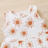 Dojenčad za bebe djevojke ruffles cvjetni tiskani prsluk + kratke hlače od ometa chmora