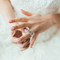 Keusn Rose Diamond Ring, Dijamantni prsten za Valentinovo, ružičasti prsten, dijamant, prsten, lagani prsten, lagani prsten, novi kreativni prsten, može se složiti da bi nosio ženska moda w