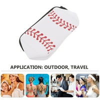 Baseball uzorak šminke za šminku Travele kozmetičke vrećice sa patentnim zatvaračem za žene