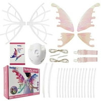 Noć vještica užarena leptir krila električne igračke za djecu djevojke Angel Wing Fairy Wings šarene