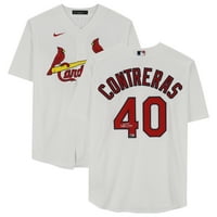 Willson Contreras St. Louis Cardinals Autogramirani bijeli replika dres - fanatic autentičan certificiran