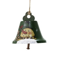 Kiskick Snowman Santa Claus uzorak zvona - Božićni zvonik Privjesak Xmas Drvo viseći privjesak za kućni