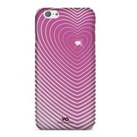 -Hhaji dijamantski slučaj srca za Apple iPhone 6 6s - ružičasta