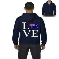 Normalno je dosadno - Muška dukserica pulover punog zip, do muškaraca veličine 5xl - Australija