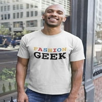 Modni geek smiješni parodijski majica majica, muški veliki