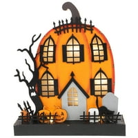 Simulacija bundeve dekor drvene bundeve ukras za kuću Halloween bundeve ukras za kućna ukras