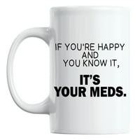 Ako ste sretni, to je vaša lijekova bijela keramička kafa i čaj za NP