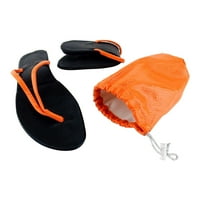 KICKS GO Sklopive preklopljenih flopa s vrećicom - lagane i prijenosne sandale za lječilište, plažu,