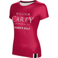 Ženski crveni William Carey Crusaders Ženska majica za golf