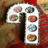 Dugmad Galore Sprinkletz Asortiman Poklon box-Candy Cane