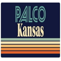 Palco Kansas Vinil naljepnica za naljepnicu Retro dizajn