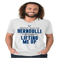 Vazduhoplovne snage bi bile out Bernoulli V-izrez T majice muškarci žene Brisco marke m