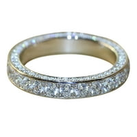Huachen puni dijamantni prstenovi dame dame dame dame suputnice prstenje prstenje dame prstenje klasične