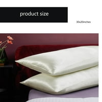 Satenski jastučni poklopac veličine kraljevske veličine - luksuzno svilena jastučnica za kosu i kožu,