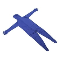 Screen Chromakey odijelo, tamno plava elastična tijela za fotografiju za fotografiju, kostim studijski