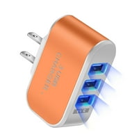 3USB punjač za slatkiši LED svjetlosni mobilni telefon za punjenje Inteligentni multi priključak USB