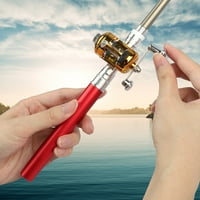 Ribolovni štap i reel Combos Prijenosni olovka, mini teleskopski džepni štap i reel Combos Putni ribolov