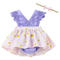Dječja djevojka suknja Baby Girl Haljina Djevojke za djecu Cvjetni Romper haljina novorođene odjeće